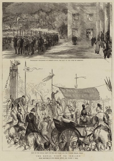 द रॉयल विजिट टू आयरलैंड द्वारा सिडनी प्रायर हॉल