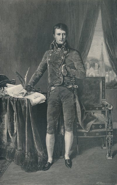 नेपोलियन बोनापार्ट, पहला वाणिज्यदूत, 1803-1804, 1896 द्वारा टी। जॉनसन