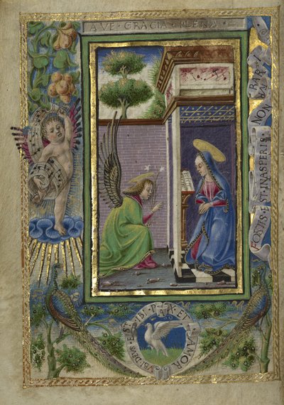Gualenghi-d&39;Este Hours द्वारा तादेदेव और गिराल्डी गुग्लिल्मो (1445-89) क्रिवली