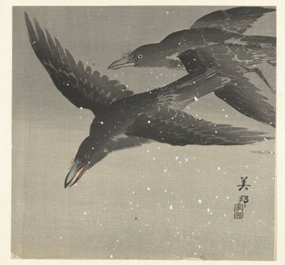  द्वारा Ohara Koson (अस्वीकार किया गया एट्रिब्यूशन)