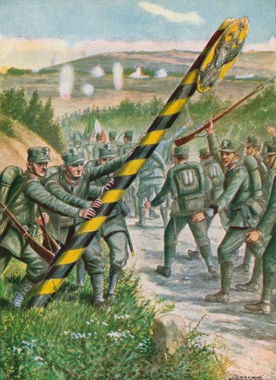 24 मई 1915, ऑस्ट्रो-हंगरी साम्राज्य पर युद्ध द्वारा टेंक्रेडी स्कार्पेलि