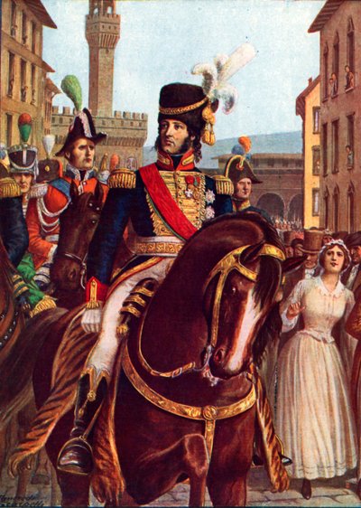 जोआचिम मूरत ने फ्लोरेंस में प्रवेश किया, 19 जनवरी 1801 द्वारा टेंक्रेडी स्कार्पेलि