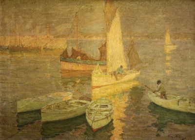 सूर्यास्त चमक, सेंट Ives, c.1925 (कैनवास पर तेल) द्वारा टेरीक विलियम्स