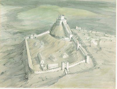 लाउंसेस्टन कैसल, वेस्टन रोड, लाउंसेस्टन, कॉर्नवाल, 1980-1989। द्वारा टेरी बॉल
