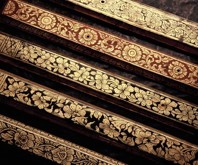 Lai Kaam patterned manuscript book covers द्वारा थाई स्कूल