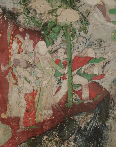 पश्चिमी भाड़े के सैनिक, वाट सुवनाराम, थोंबुरी, 1831 द्वारा थाई स्कूल