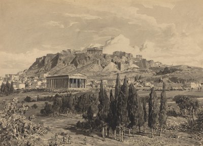 हाइफेस्टस का मंदिर, 1890। द्वारा कॉर्नर क्रशर से थिमिस्टोकल्स