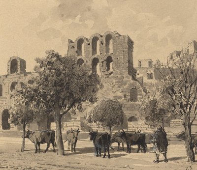 हेरोड्स एटिकस का रंगमंच, 1890। द्वारा कॉर्नर क्रशर से थिमिस्टोकल्स