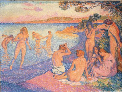 सूर्य का अस्त होना; द बर्निंग आवर, 1897 द्वारा Théo van Rysselberghe