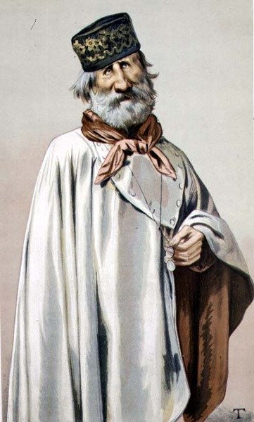 गुइसेपे गैरीबाल्डी के वैनिटी फेयर से 'क्रांति' कार्टून द्वारा Theobald Chartran