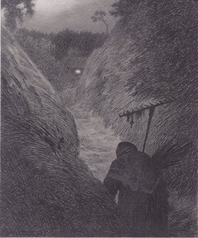 प्लेग आ रहा है द्वारा Theodor Kittelsen