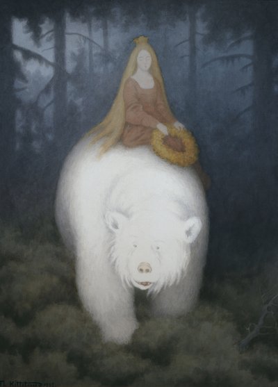 व्हाइट-बेयर-किंग-वालमोन, 1912। द्वारा Theodor Kittelsen
