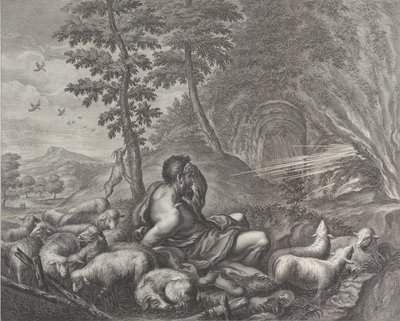 याकूब ने लाबान के झुंड की रखवाली की, 1613-24। द्वारा थिओडोर क्रूगर