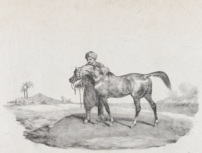 एक अरबी घोड़ा, 1821 द्वारा चार्ल्स जोसेफ हुलमंडेल