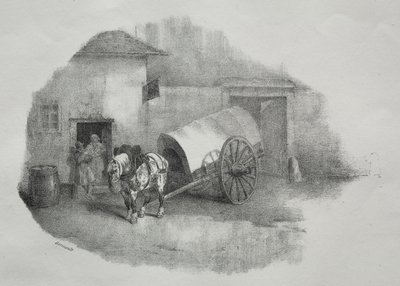 सिल्ट से गाड़ी का घोड़ा निकलता है। द्वारा थियोडोर गेरिकौल्ट