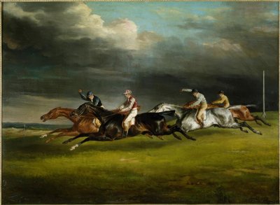 हॉर्स रेस (द डर्बी 1821 से एप्सम तक द्वारा थियोडोर गेरिकौल्ट