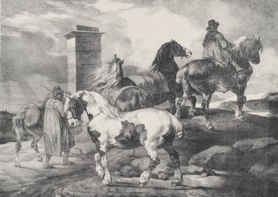1821 में एक मेले में जाने वाले घोड़े द्वारा चार्ल्स जोसेफ हुलमंडेल