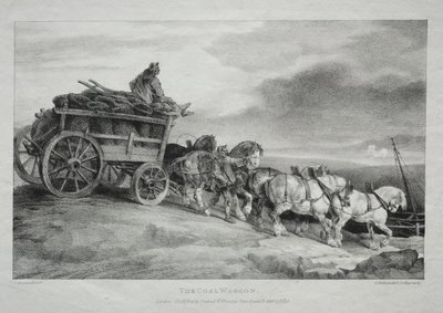 द कोल वैगन, 1821। द्वारा थियोडोर गेरिकौल्ट