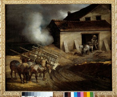 थिओडोर गेरिकॉल्ट द्वारा प्लास्टर ओवन पेंटिंग (1791-1824) मंद। 0,5x0,6 मीटर। द्वारा थियोडोर गेरिकौल्ट