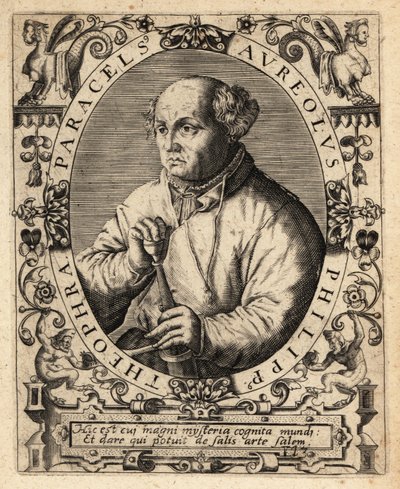 Paracelsus, स्विस चिकित्सक, कीमियागर और ज्योतिषी द्वारा थियोडोर डी ब्राय
