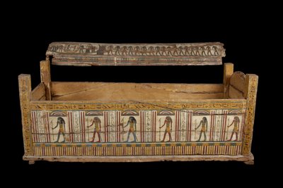 Djeddjhutefankh ताबूत (लकड़ी और हड्डी) द्वारा Third Intermediate Period Egyptian