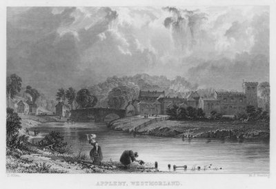 Appleby, Westmorland (उत्कीर्णन) द्वारा थॉमस (बाद) अलोम