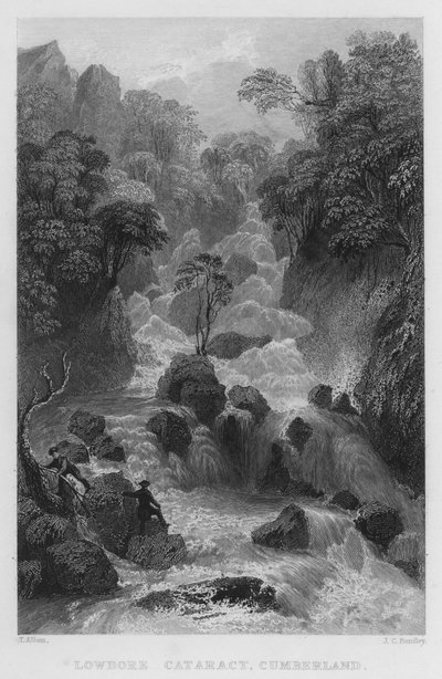 लोडोर मोतियाबिंद, कंबरलैंड (उत्कीर्णन) द्वारा थॉमस (बाद) अलोम