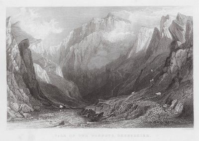 विनेट्स की घाटी, डर्बीशायर (उत्कीर्णन) द्वारा थॉमस (बाद) अलोम