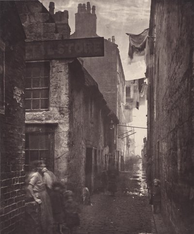 ओल्ड वेनेल, ऑफ हाई स्ट्रीट, 1868-1871। द्वारा थॉमस अन्नान