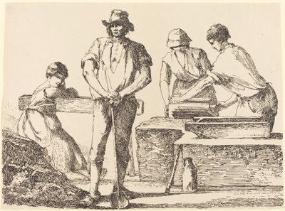 टाइलमेकर्स, 1803। द्वारा थॉमस बार्कर