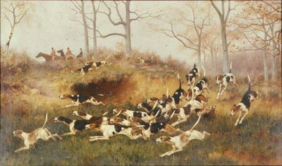 फुल क्राई में, c.1880 (कैनवास पर तेल) द्वारा थॉमस ब्लिंक्स