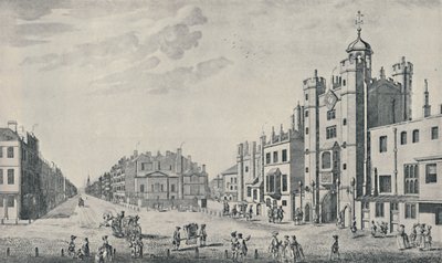 सेंट जेम्‍स पैलेस के बाहर, पाल मॉल, 1740-1760, 1920 द्वारा थॉमस बाउल्स