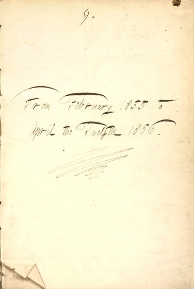 थॉमस बटलर गन डायरीज़- खंड 7, पृष्ठ 5, 1855-1856 द्वारा थॉमस बटलर गुन