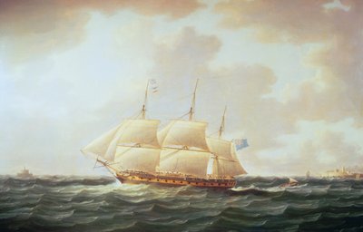 एचएमएस मिनर्वा द्वारा Thomas Buttersworth