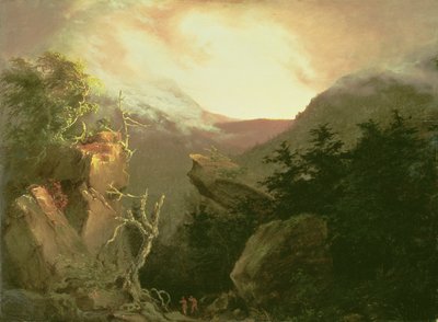 पर्वत सूर्योदय, 1826 द्वारा थॉमस कोल