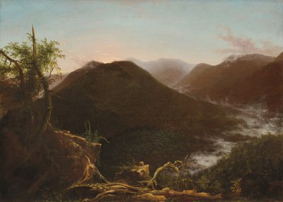 सनराइज इन द कैट्सकील्स, 1826। द्वारा थॉमस कोल
