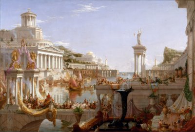 एम्पोरिमेंट ऑफ़ एम्पायर - टी। कोल - पेंटिंग, 1836 द्वारा Thomas Cole