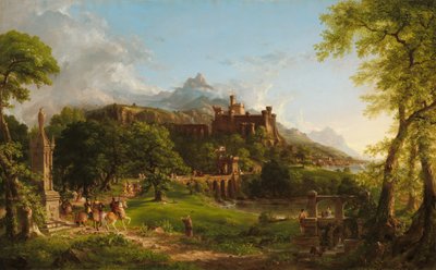 प्रस्थान, 1837। द्वारा थॉमस कोल