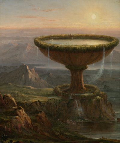 द टाइटन्स गॉब्लेट, 1833। द्वारा थॉमस कोल