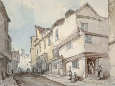कपड़ा मेला, स्मिथफील्ड, लंदन शहर, 1850 द्वारा थॉमस कॉलमैन डिबिन