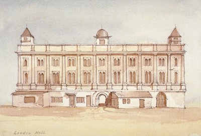 लीडेनहॉल, लंदन शहर, 1850 द्वारा थॉमस कॉलमैन डिबिन