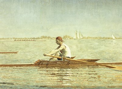 जॉन बिगलिन एक एकल स्कल में, 1873 द्वारा थॉमस काउपरथवेट एकिन्स