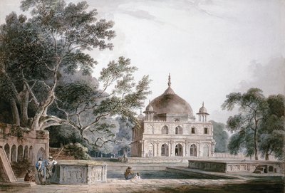 प्रिंस ख़ुसरू, इलाहाबाद, उत्तर प्रदेश, का मकबरा द्वारा थॉमस डेनिएल