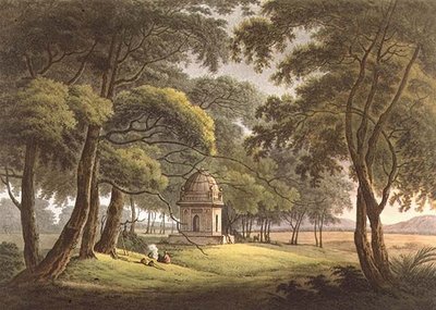 एक मूरिश लेडी का मकबरा, बंगाल, जोसेफ कॉन्सटेंटाइन स्टैडलर (fl.1780-1812) पब द्वारा उकेरा गया। एडवर्ड ओरमे द्वारा (1774-सी.1820) 1803 (लिथो) द्वारा थॉमस डेनिएल
