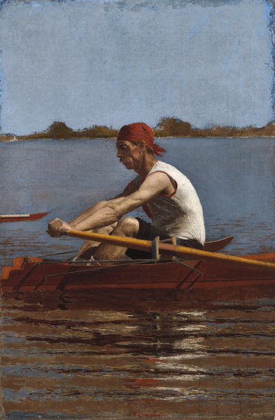 जॉन बिगलिन एक एकल स्कल में, 1874 द्वारा थॉमस एकिंस
