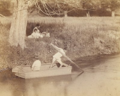 क्रीक पर खेल रहे दो लड़के, 4 जुलाई, 1883, 1883। द्वारा थॉमस एकिंस