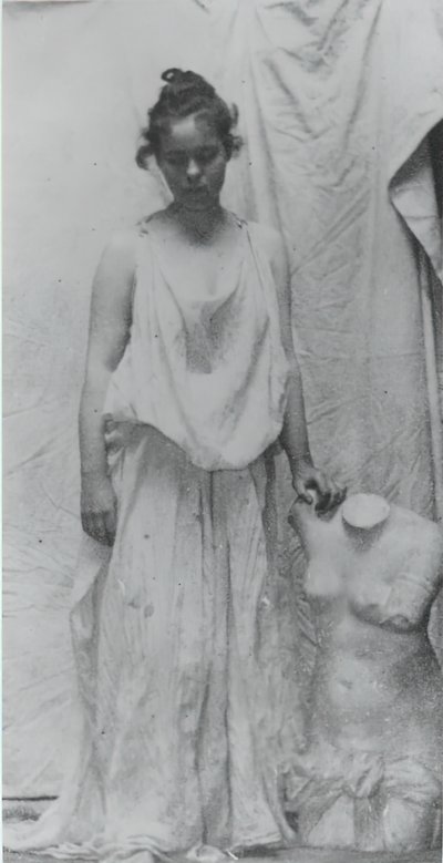 एंटीक कास्ट के साथ वेडा कुक, सी। 1892. द्वारा थॉमस एकिंस