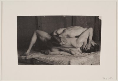 एकिंस स्टूडियो में पहलवान, सी। 1899. द्वारा थॉमस एकिंस