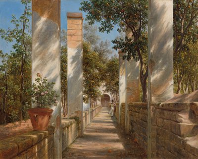 संतरे के साथ पेर्गोला, सी। 1834. द्वारा थॉमस फर्नले