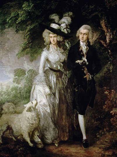 मिस्टर एंड मिसेस विलियम हैलेट (द मॉर्निंग वॉक), c.1785 द्वारा Thomas Gainsborough